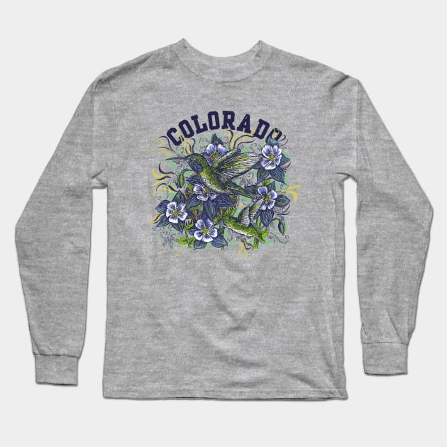 colorado Long Sleeve T-Shirt by inkzella